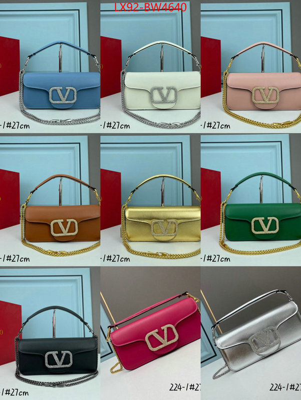 Valentino Bags(4A)-LOC-V Logo ,buy first copy replica ,ID: BW4640,$: 92USD