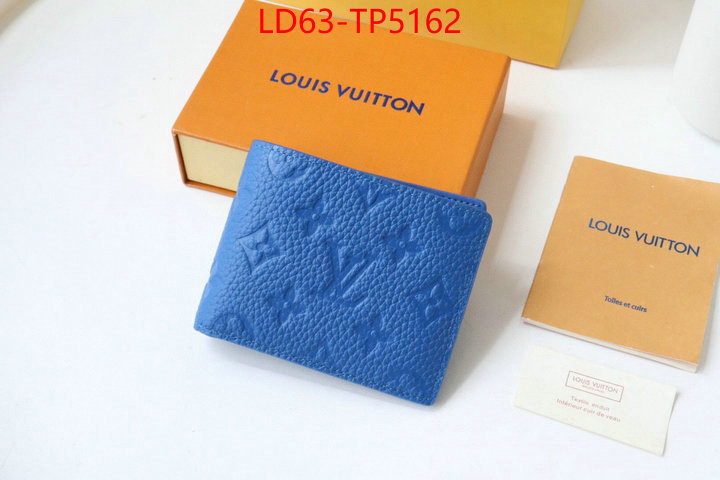 LV Bags(TOP)-Wallet,ID: TP5162,$: 63USD