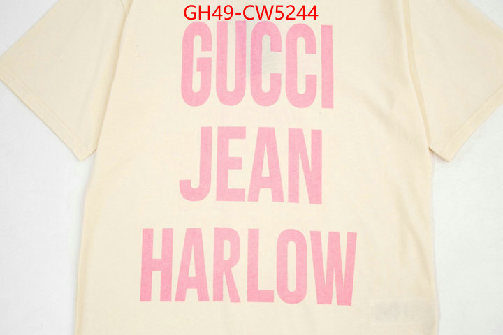 Clothing-Gucci,replica us , ID: CW5244,$: 49USD