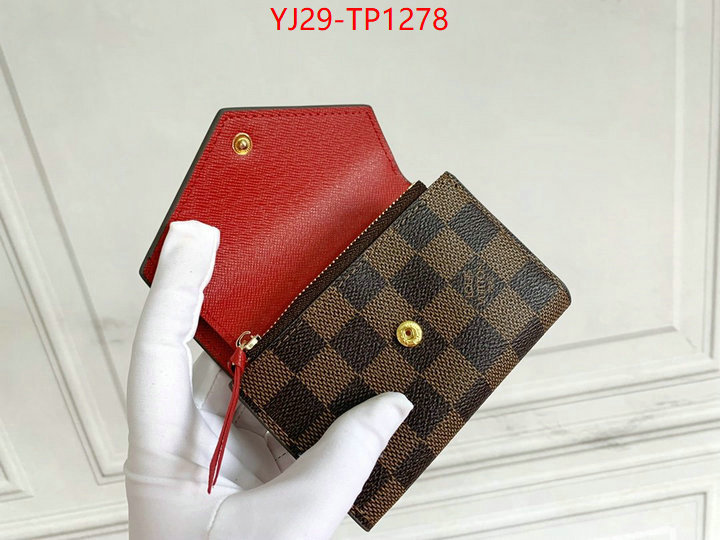 LV Bags(4A)-Wallet,ID: TP1278,$: 29USD