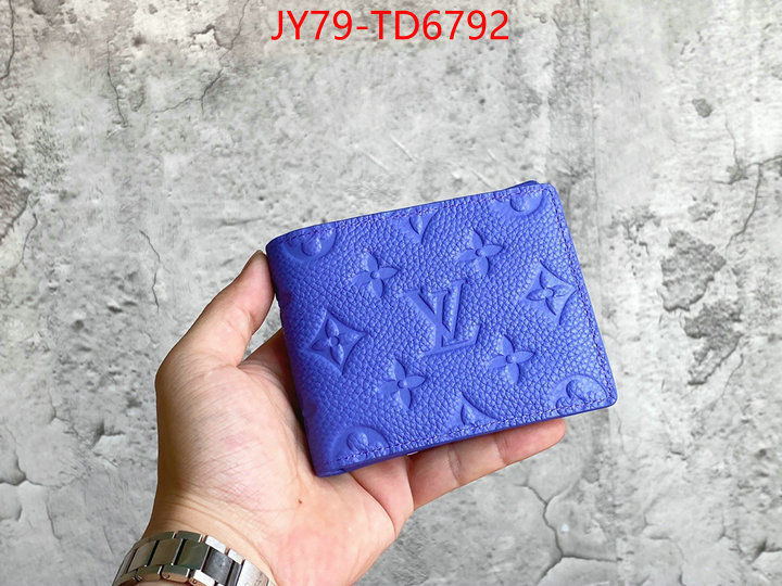 LV Bags(TOP)-Wallet,ID: TD6792,$: 79USD