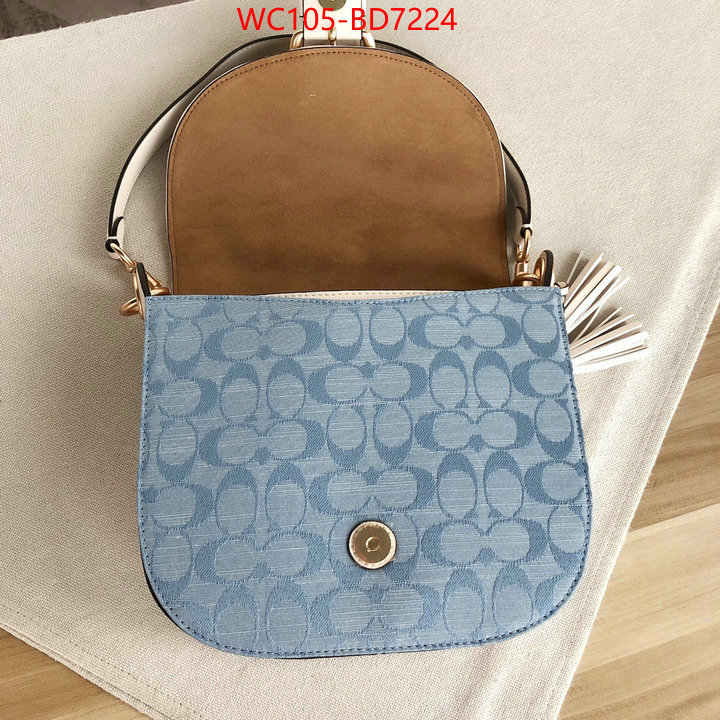 Coach Bags(4A)-Diagonal,only sell high-quality ,ID: BD7224,$: 105USD