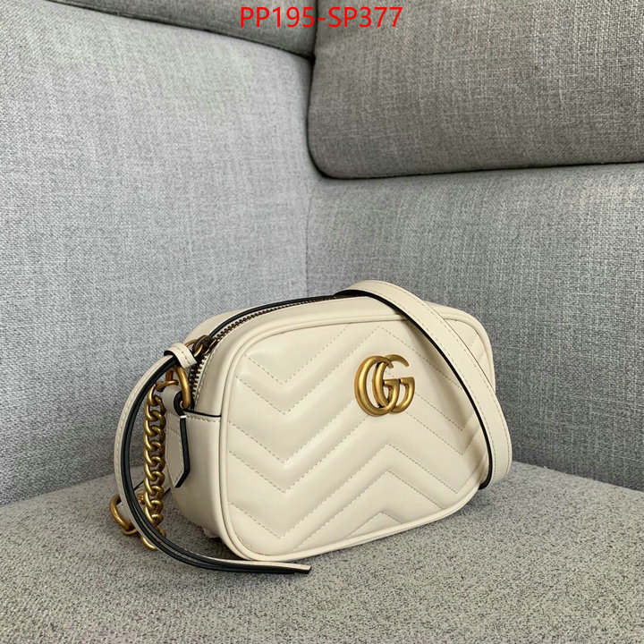 Gucci Bags(TOP)-Marmont,ID: BP377,$: 195USD
