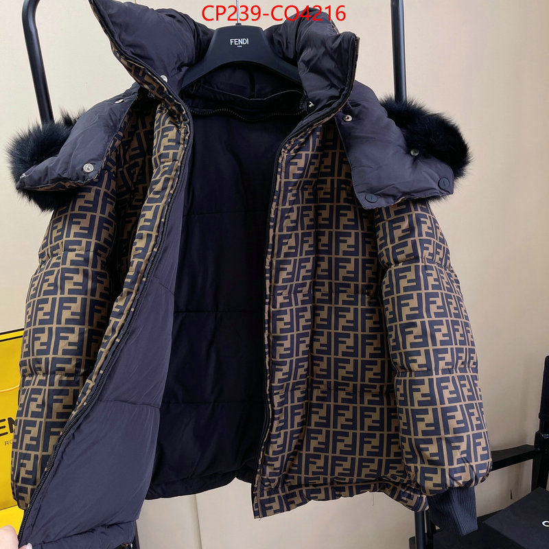 Down jacket Men-Fendi,luxury , ID: CO4216,$: 239USD