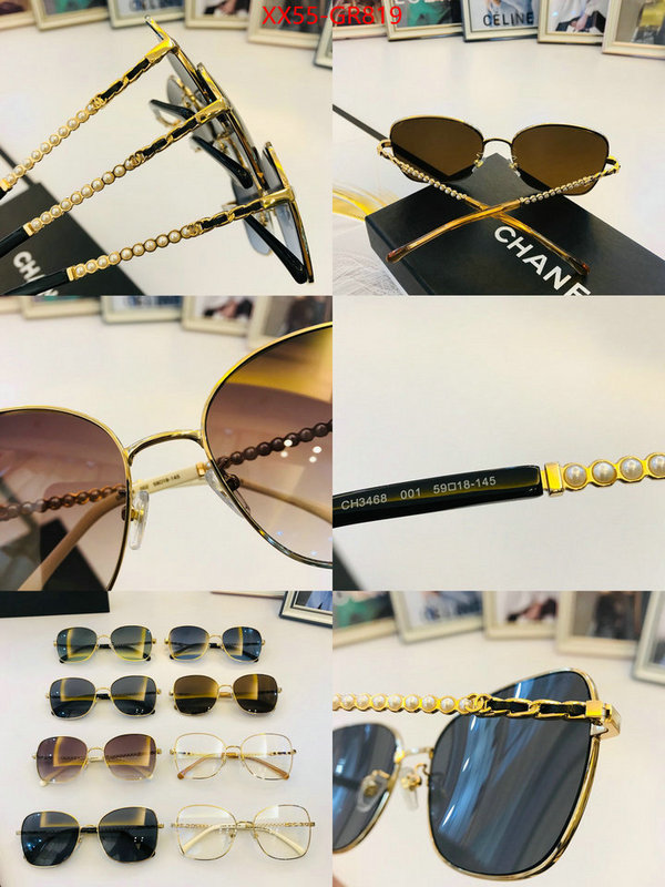 Glasses-Chanel,what is a 1:1 replica , ID: GR819,$: 55USD