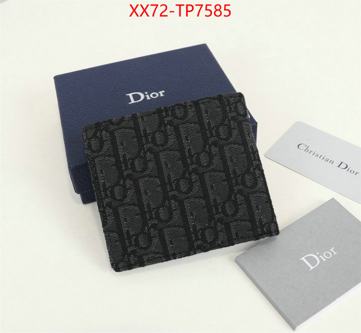 Dior Bags(TOP)-Wallet-,ID: TP7585,$: 72USD