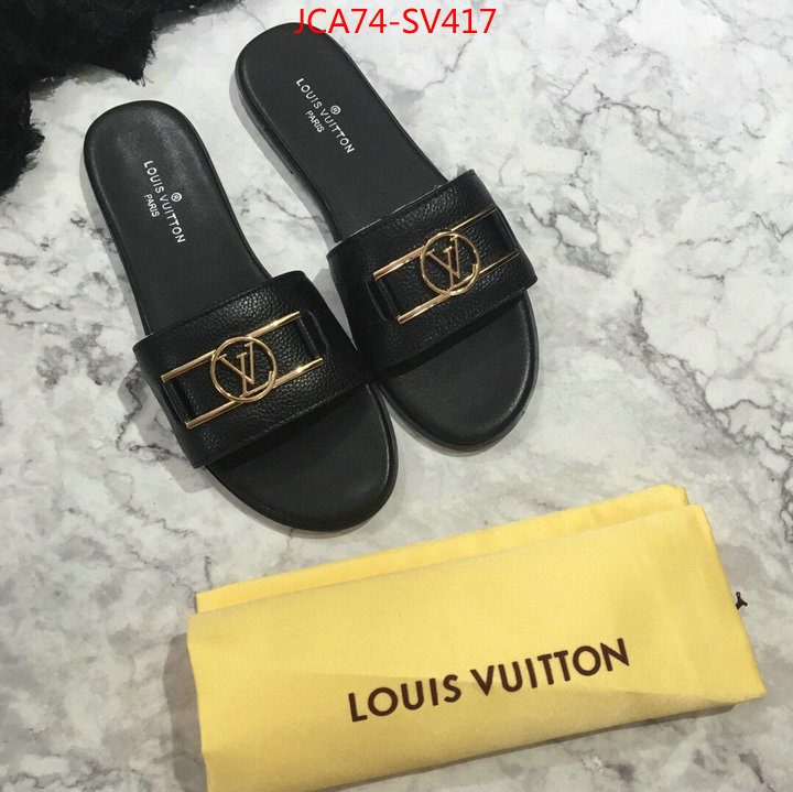 Women Shoes-LV,what 1:1 replica , ID: SV417,$:74USD