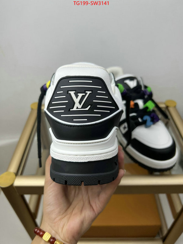 Men Shoes-LV,designer 7 star replica , ID: SW3141,$: 199USD