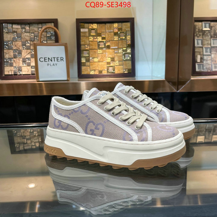 Women Shoes-Gucci,fake aaaaa , ID: SE3498,$: 89USD