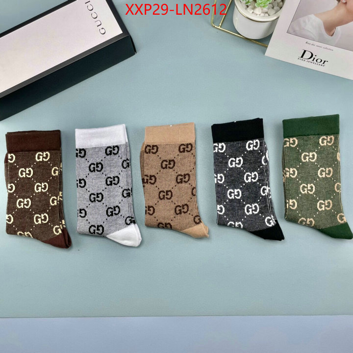 Sock-Gucci,fashion designer , ID: LN2612,$: 29USD