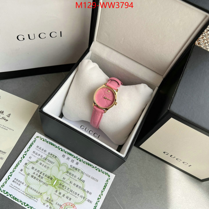 Watch(4A)-Gucci,replica wholesale , ID: WW3794,$: 129USD