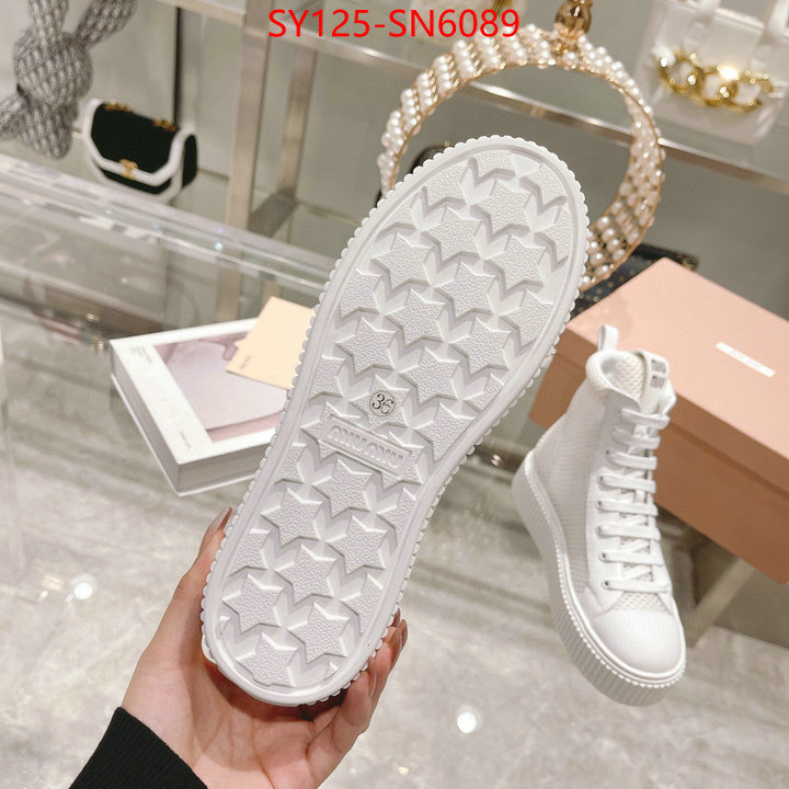 Women Shoes-Miu Miu,7 star quality designer replica , ID: SN6089,$: 125USD