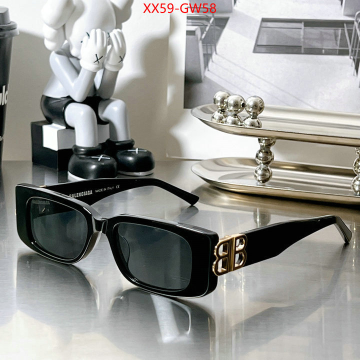 Glasses-Balenciaga,only sell high-quality , ID: GW58,$: 59USD