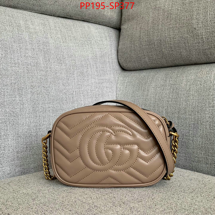 Gucci Bags(TOP)-Marmont,ID: BP377,$: 195USD