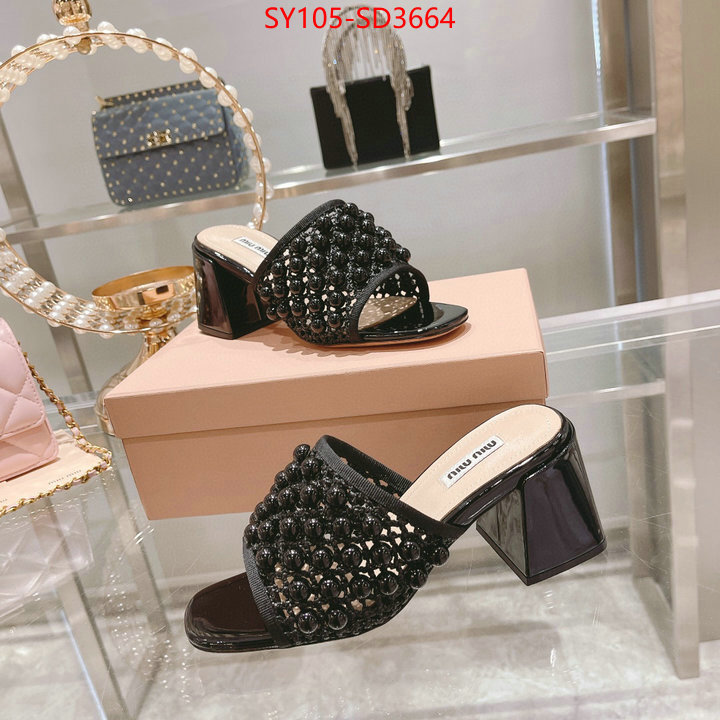 Women Shoes-Miu Miu,mirror copy luxury , ID: SD3664,$: 105USD