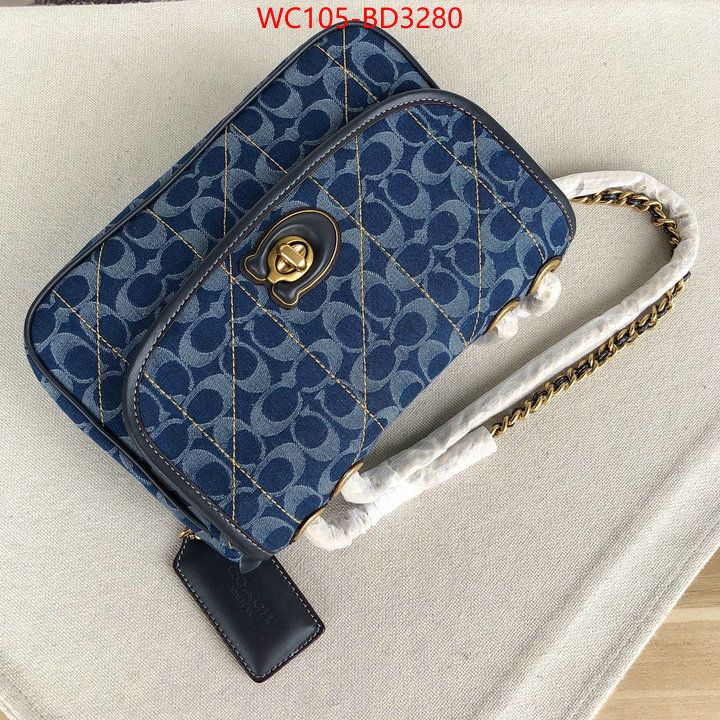 Coach Bags(4A)-Diagonal,found replica ,ID: BD3280,$: 105USD