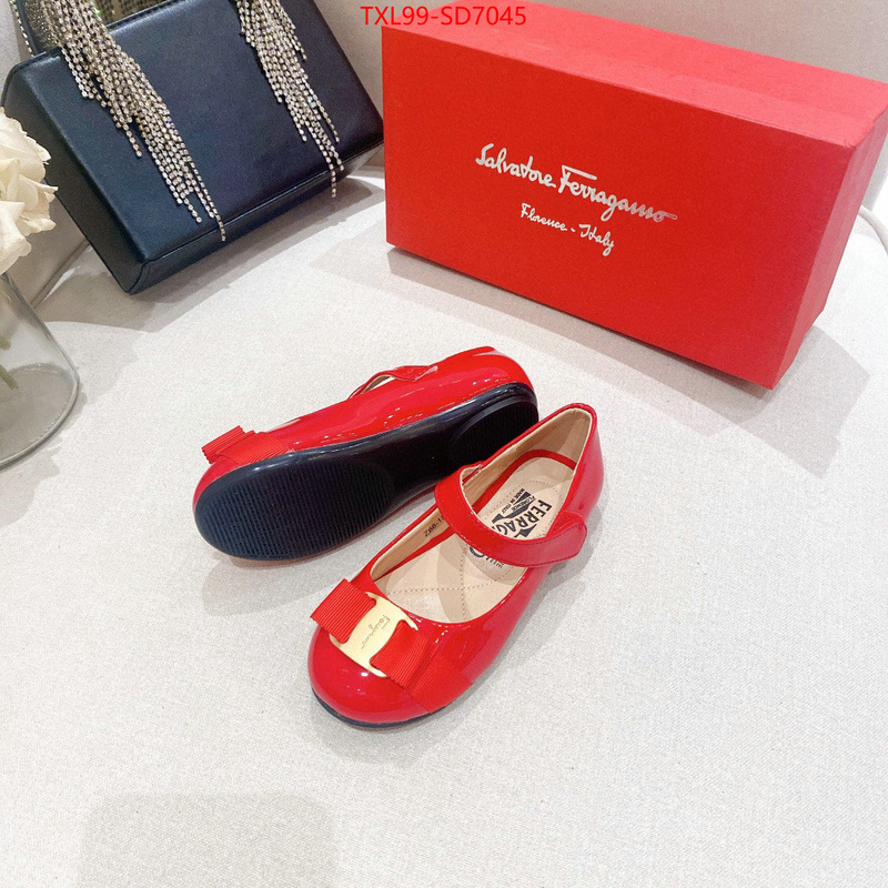 Kids shoes-Ferragamo,quality aaaaa replica , ID: SD7045,$: 99USD