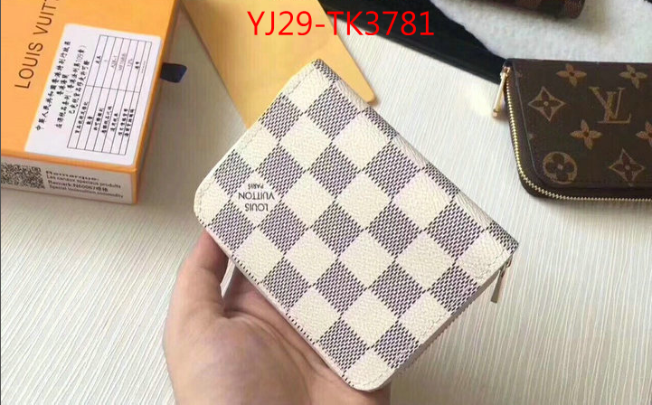 LV Bags(4A)-Wallet,ID: TK3781,$:29USD