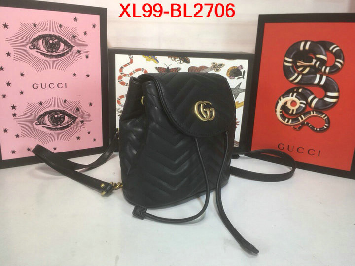 Gucci Bags(4A)-Backpack-,exclusive cheap ,ID: BL2706,$: 99USD