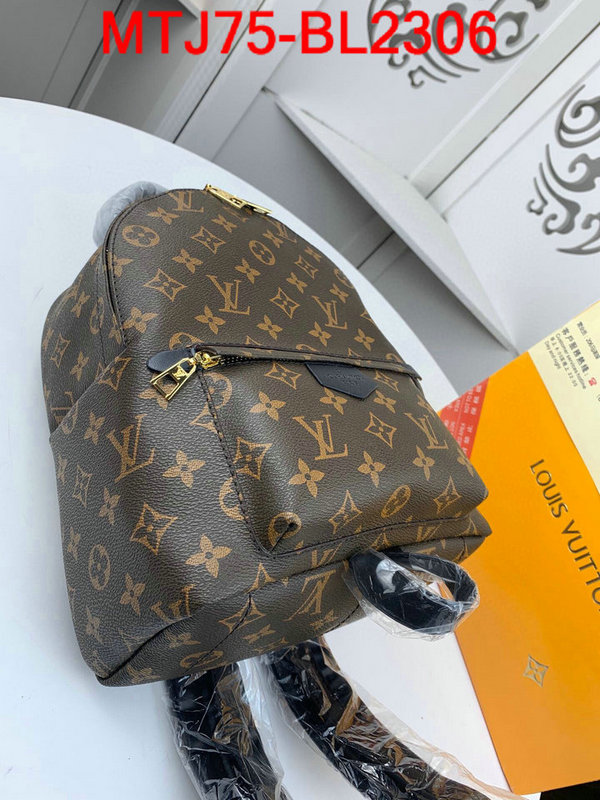 LV Bags(4A)-Backpack-,ID：BL2306,$:75USD