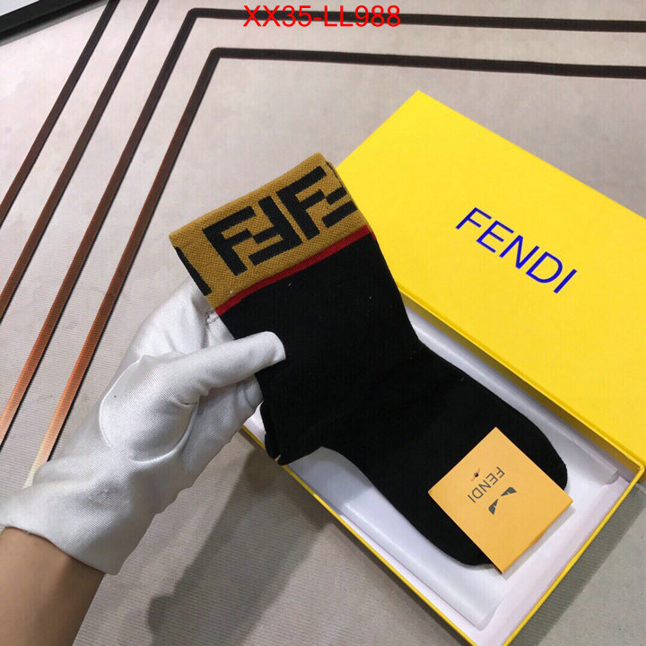 Sock-Fendi,high quality designer , ID: LL988,$:35USD