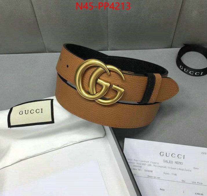 Belts-Gucci,perfect quality designer replica , ID: PP4213,$: 45USD