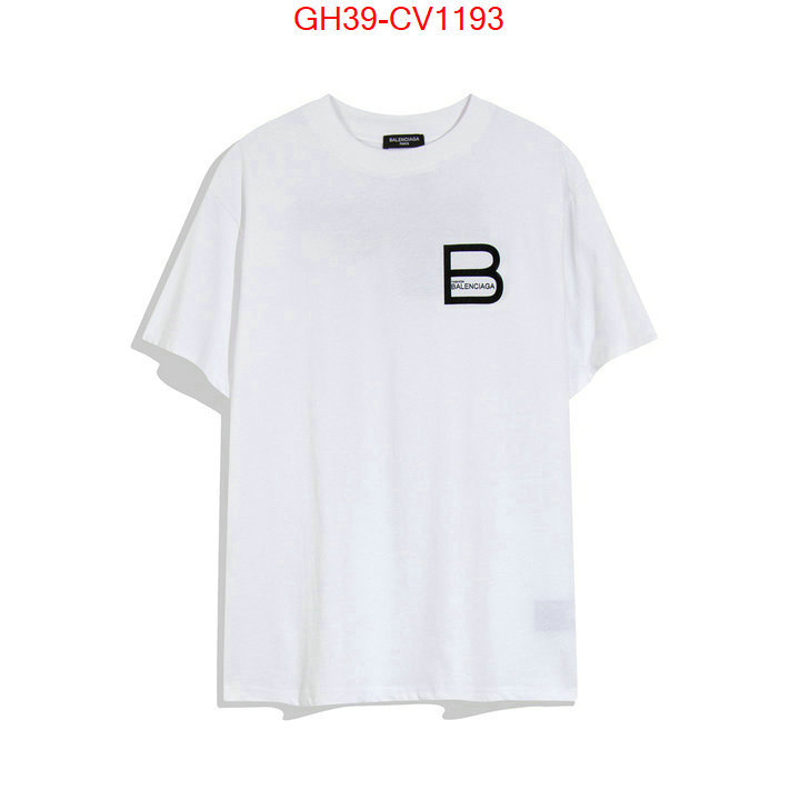 Clothing-Balenciaga,2023 aaaaa replica customize , ID: CV1193,$: 39USD