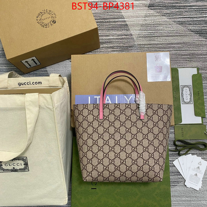 Gucci Bags(TOP)-Handbag-,ID: BP4381,$: 94USD