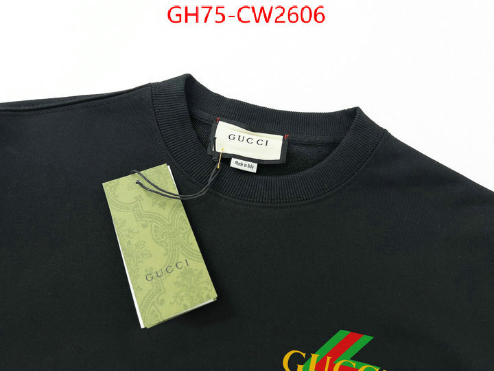 Clothing-Gucci,what are the best replica , ID: CW2606,$: 75USD