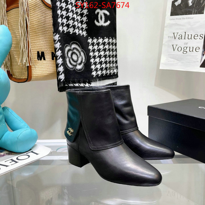 Women Shoes-Chanel,fake , ID: SA7674,$: 162USD