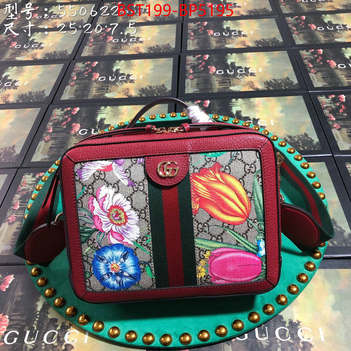 Gucci Bags(TOP)-Diagonal-,ID: BP5195,$: 199USD