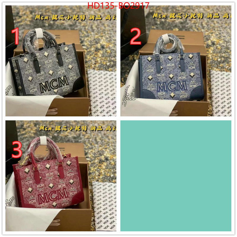 MCM Bags(TOP)-Handbag-,ID: BO2917,$: 135USD