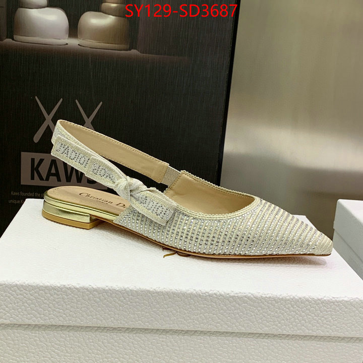 Women Shoes-Dior,what is top quality replica , ID: SD3687,$: 129USD