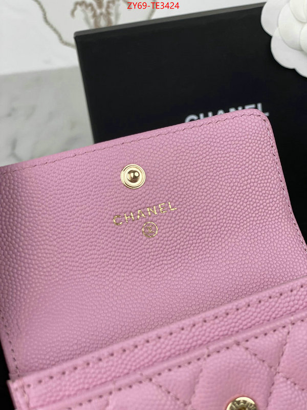 Chanel Bags(4A)-Wallet-,ID: TE3424,$: 69USD