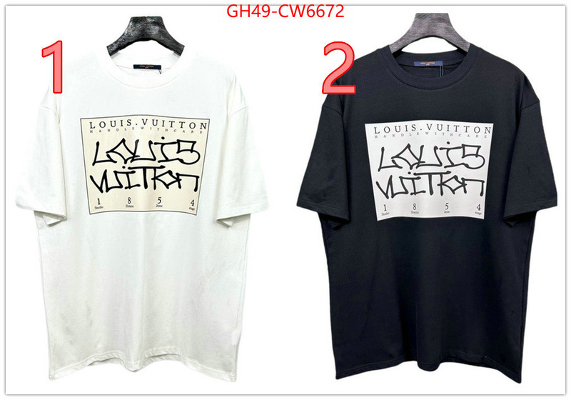 Clothing-LV,fake high quality , ID: CW6672,$: 49USD