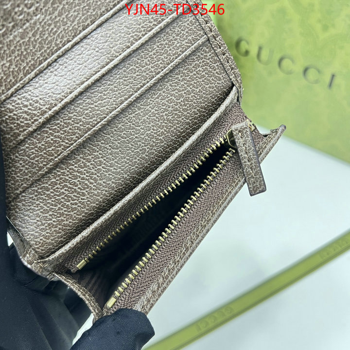 Gucci Bags(4A)-Wallet-,aaaaa+ class replica ,ID: TD3546,$: 45USD