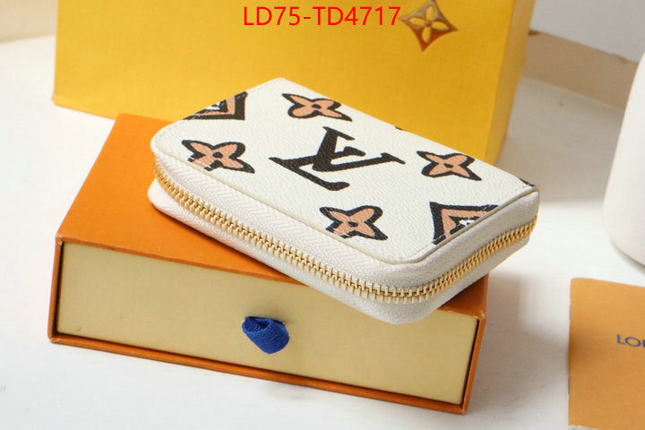 LV Bags(TOP)-Wallet,ID: TD4717,$: 75USD