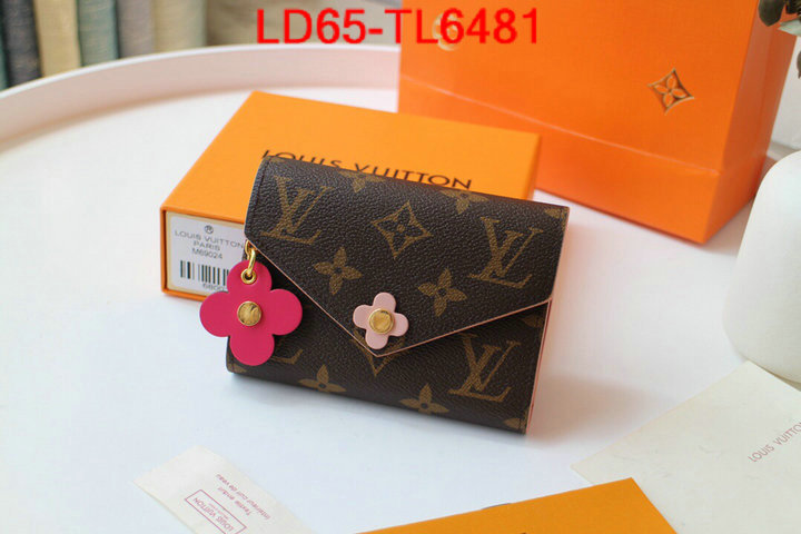 LV Bags(TOP)-Wallet,ID:TL6481,$: 65USD