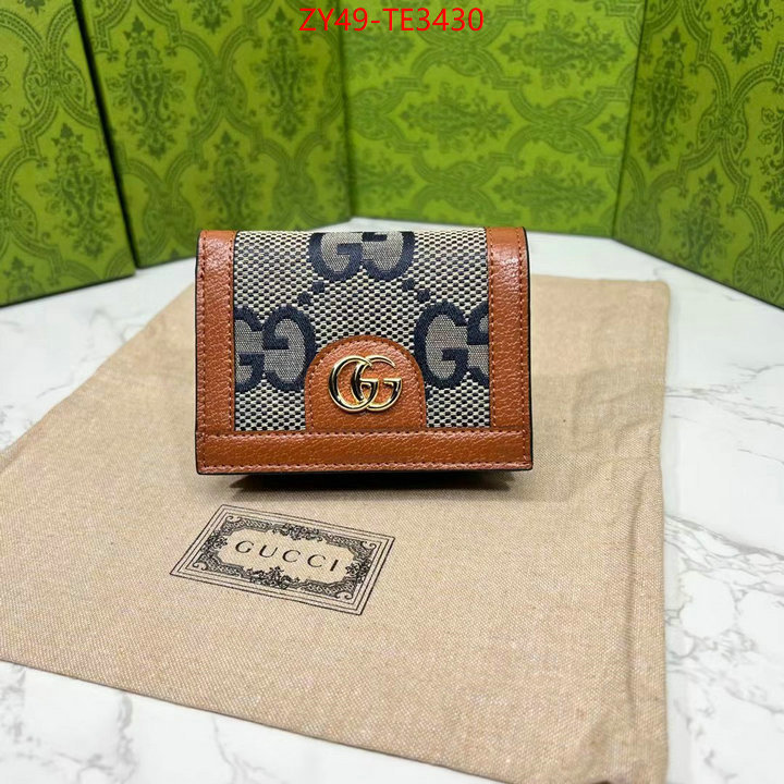 Gucci Bags(4A)-Wallet-,designer high replica ,ID: TE3430,$: 49USD