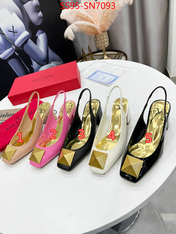 Women Shoes-Valentino,replica , ID: SN7093,$: 95USD