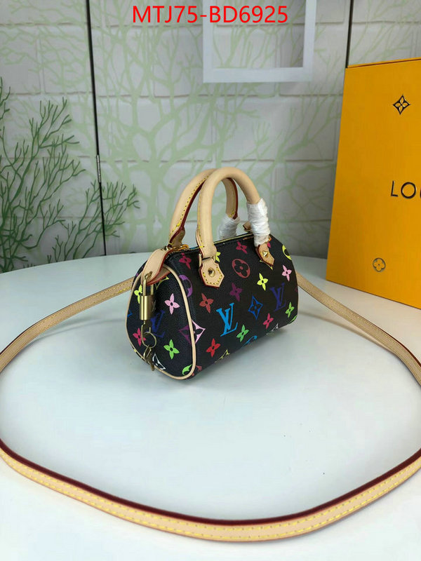 LV Bags(4A)-Speedy-,mirror copy luxury ,ID: BD6925,$: 75USD