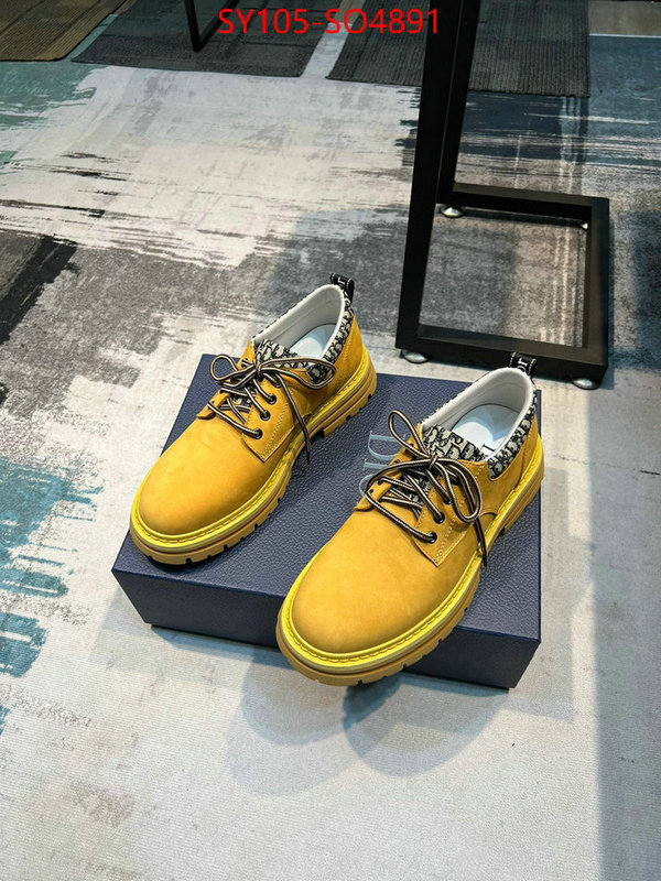 Men shoes-Dior,top fake designer , ID: SO4891,$: 105USD