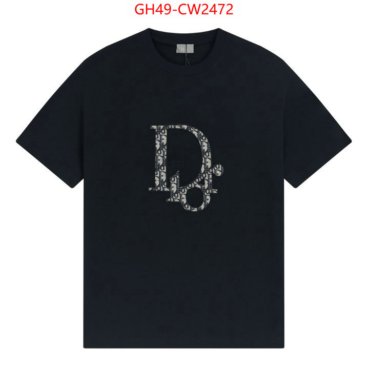 Clothing-Dior,found replica , ID: CW2472,$: 49USD