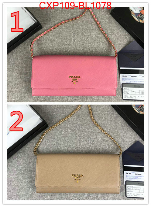 Prada Bags(TOP)-Diagonal-,ID: BL1078,$: 109USD