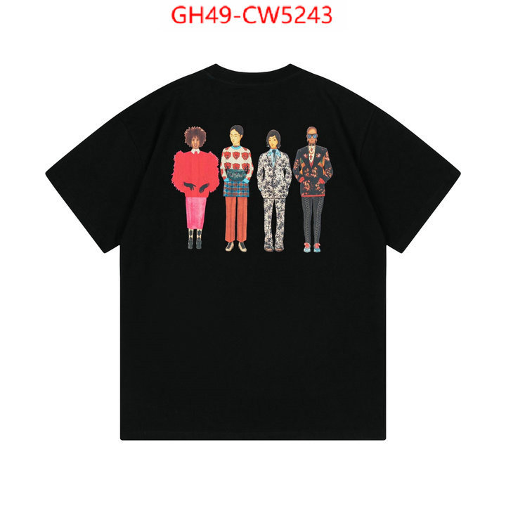 Clothing-Gucci,high quality 1:1 replica , ID: CW5243,$: 49USD