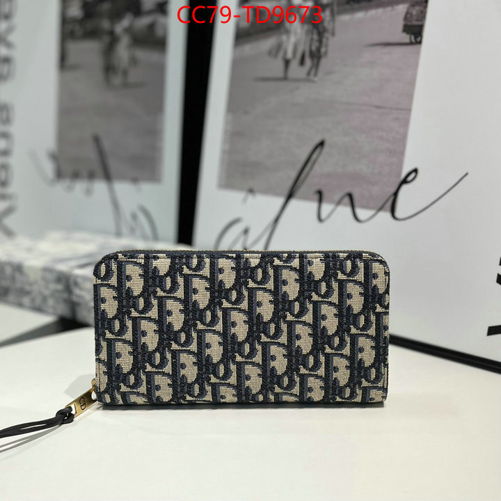 Dior Bags(TOP)-Wallet-,ID: TD9673,$: 79USD