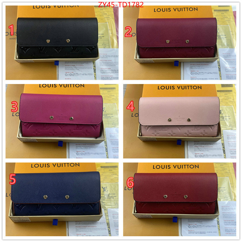 LV Bags(4A)-Wallet,ID: TD1782,$: 45USD