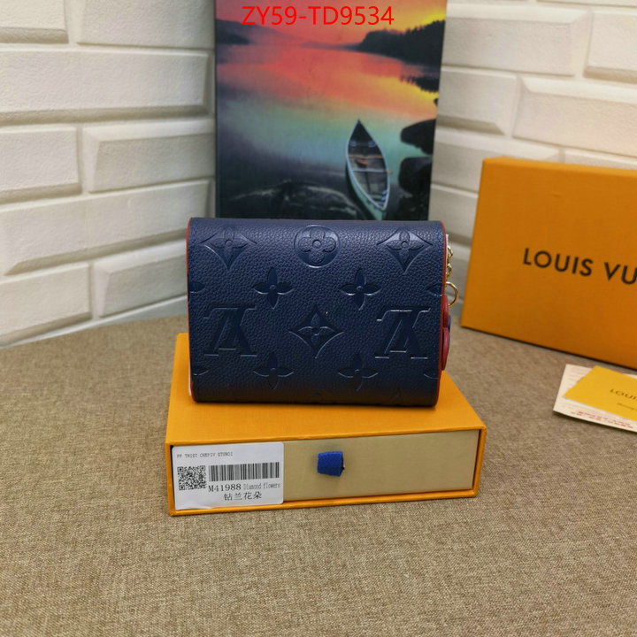 LV Bags(4A)-Wallet,luxury fashion replica designers ,ID: TD9534,$: 59USD