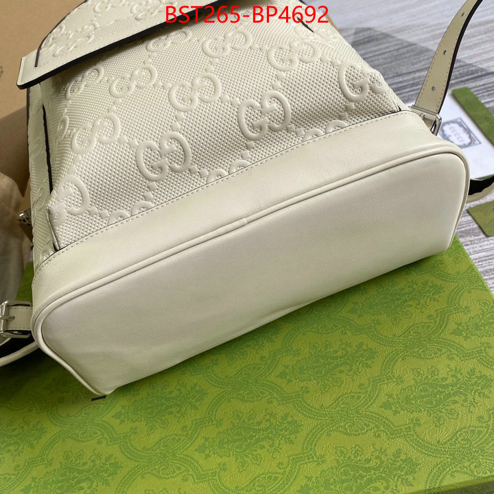 Gucci Bags(TOP)-Backpack-,best luxury replica ,ID: BP4692,$: 265USD