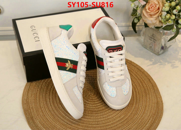 Women Shoes-Gucci,buy best quality replica , ID: SU816,$: 105USD